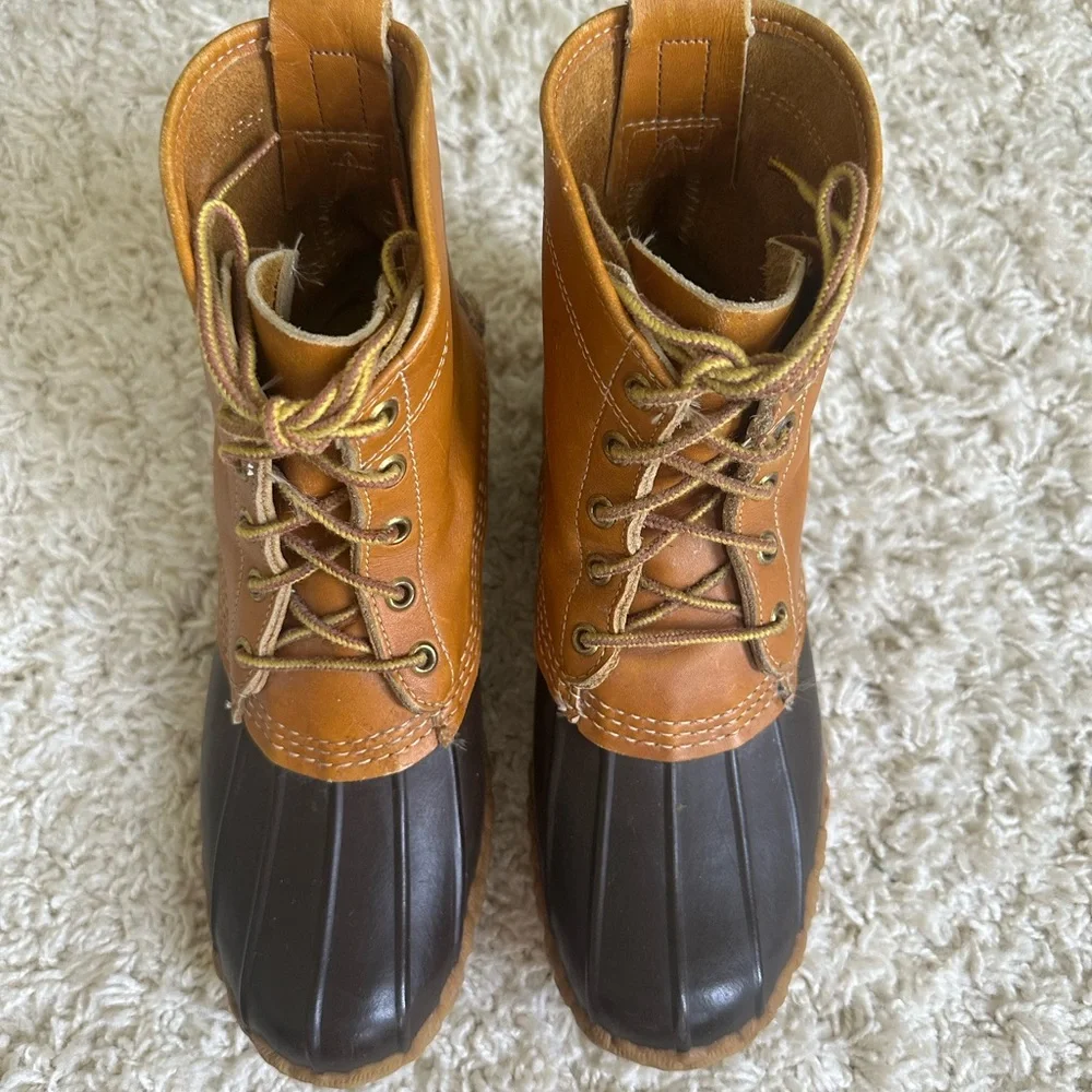 Vintage L.L. Bean Maine Hunting Shoe Boot Mens 8 Usa Made Duck boots